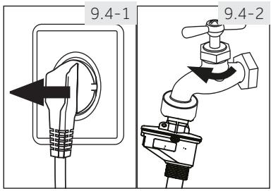 HAIER HWD120-B1558U - Périodes de non-utilisation prolongées - 1