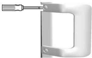 BRANDT BC6510SW - Montage des poignees de porte (selon modele) - 1