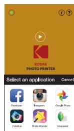 KODAK PM-210 MINI PRINTER - Step 4 Printing in the App - 8