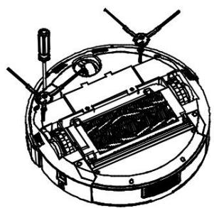 FAGOR FG879 - Disassembly of Side Brush - 1