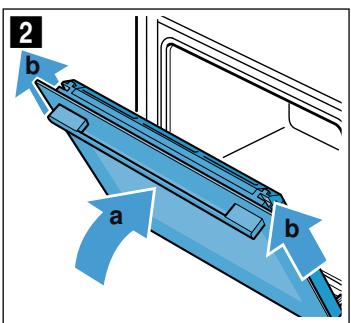 BOSCH HBG672BS2 - Décrocher la porte de l'appareil - 2