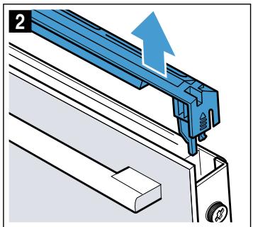 BOSCH HBG672BS2 - Enlever le recouvrement de la porte - 2