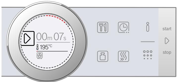 BOSCH HBG672BS2 - Réglage du mode de cuisson et de la température - 3