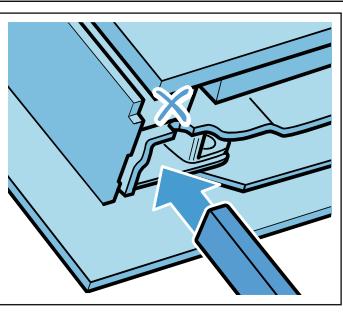 BOSCH HBG672BS2 - Accrocher la porte de l'appareil - 2
