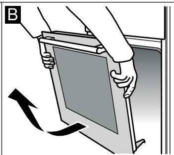 BOSCH HBF114ES0 - Décrocher la porte - 2