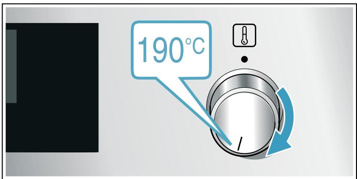 BOSCH HBF114ES0 - Réglage du mode de cuisson et de la température - 2