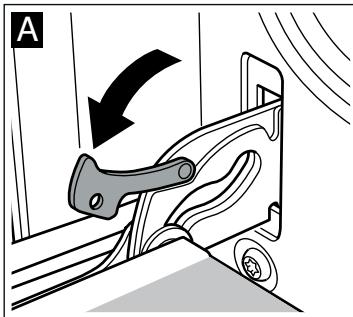 BOSCH HBF114ES0 - Décrocher la porte - 1