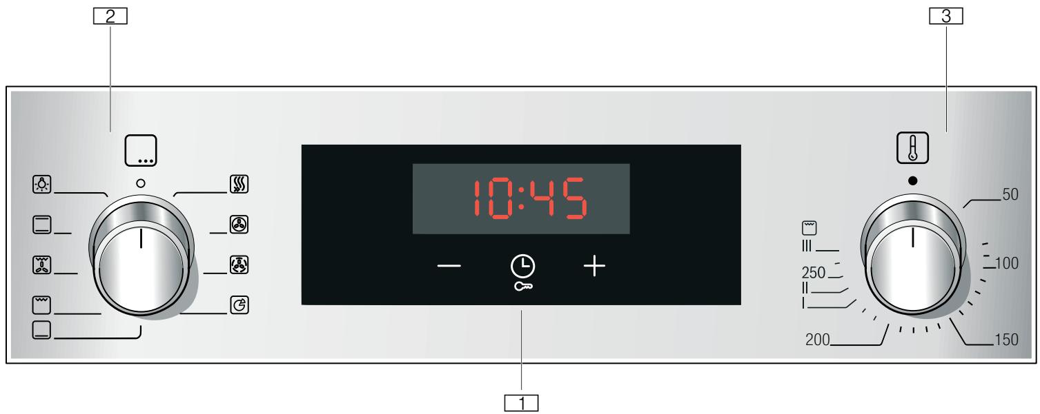 BOSCH HBF114ES0 - Bandeau de commande - 1