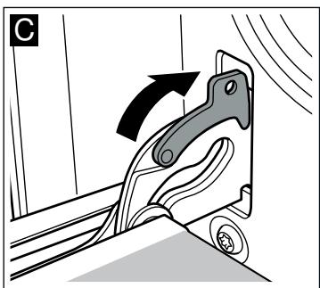 BOSCH HBF114ES0 - Accrocher la porte - 3