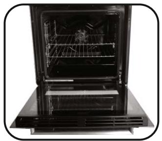 ROSIERES RFI4553PN - CLEANING THE DOOR GLASS - 1