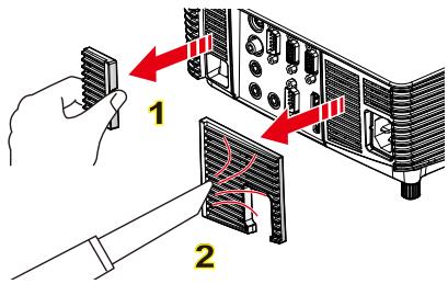 OPTOMA W402 - Nettoyage du filtre à poussières - 1