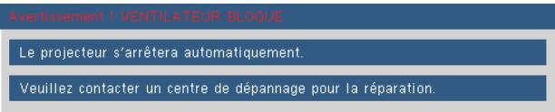 OPTOMA W402 - Messages de l'écran - 2