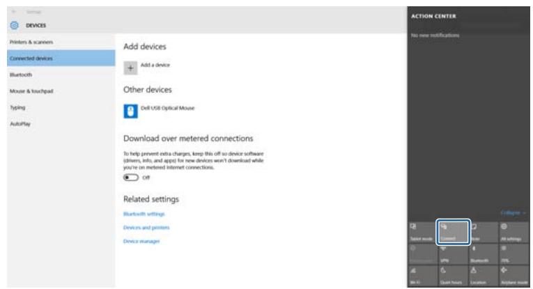 EPSON TW 5600 - TW5650 - Se connecter avec screen mirroring sous windows 10 - 1