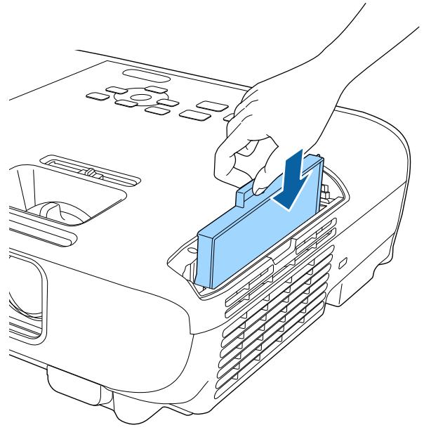 EPSON EB W41 - Remplacement du filtre à air - 4