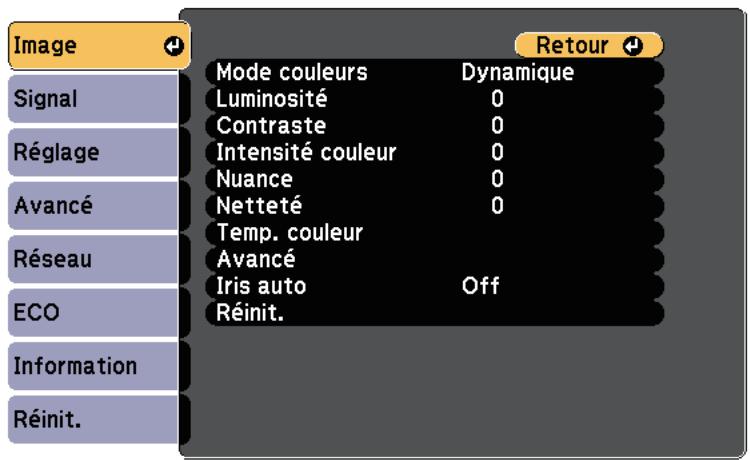 EPSON EB W41 - Texte disponible à l'aide du clavier visuel à l'écran - 1