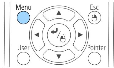 EPSON EB W41 - Verrouiller les boutons du projecteur - 3