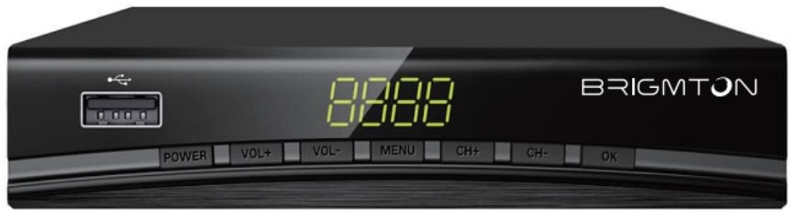 8888 BRIGHTON POWER VOL+ VOL- MENU CH+ CH- OK