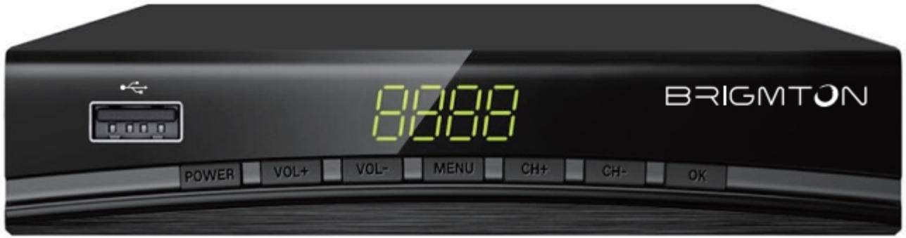 8:00 AM BRIGMTON POWER VOL+ VOL- MENU CH+ CH- OK