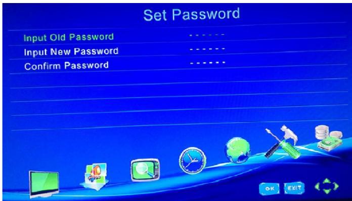 Set Password Input Old Password Input New Password Confirm Password