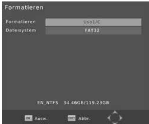 KONIG DVB-T2 FTA10 - Formatage - 1