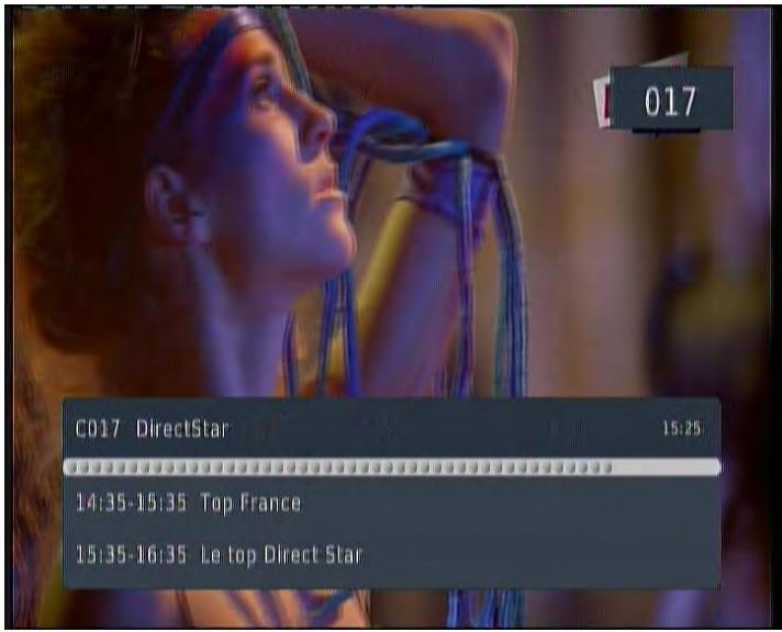 VISIOSAT TVT 100 - Optenir des informations sur la chaîne - 1