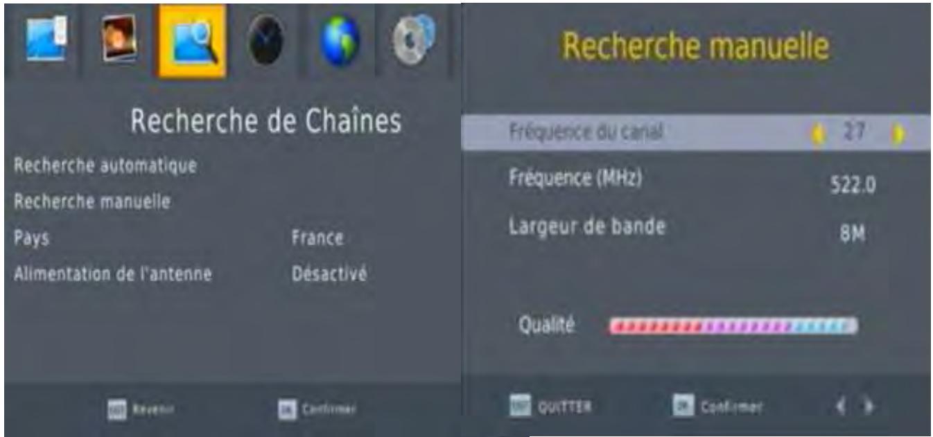 VISIOSAT TVT 100 - Recherche manuelle - 1