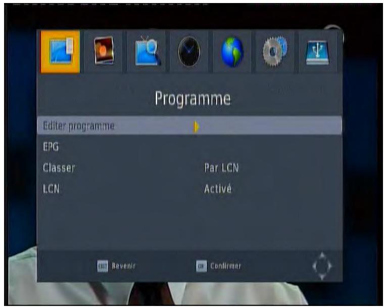 VISIOSAT TVT 100 - Edition des programmes - 1