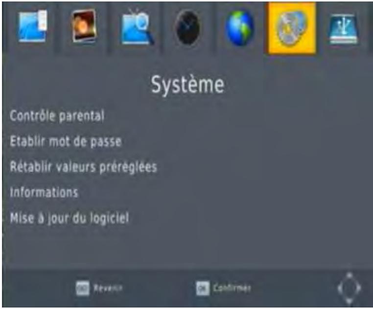 VISIOSAT TVT 100 - Réglages système - 1
