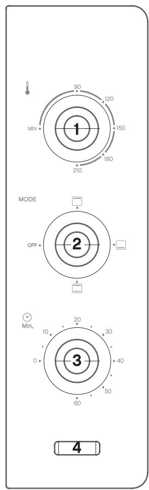ESSENTIELB EMF201 - Description du bandeau de commandes - 1