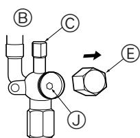 MITSUBISHI MXZ-2D33VA-E2 - MXZ-2DM40VA - Aansluiten van de pijpen (Fig. 5-4) - 6