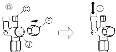 MITSUBISHI MXZ-2D33VA-E2 - MXZ-2DM40VA - Boruların bağlanması (Fig. 5-4) - 6