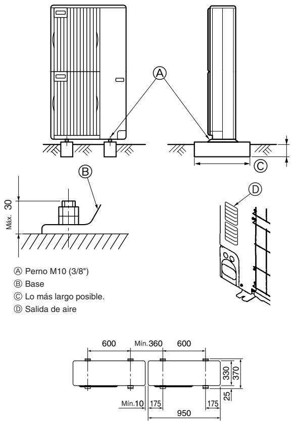 MITSUBISHI MXZ-2D33VA-E2 - MXZ-2DM40VA - Cuando instale varias unidades exteriores - 1
