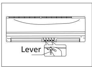 ZIBRO SC 3331 - Adjusting the horizontal Air Flow Direction (up - down) - 1