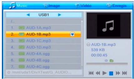 SEDEA SNT850HD USB - 5) Création d'une playlist : - 3