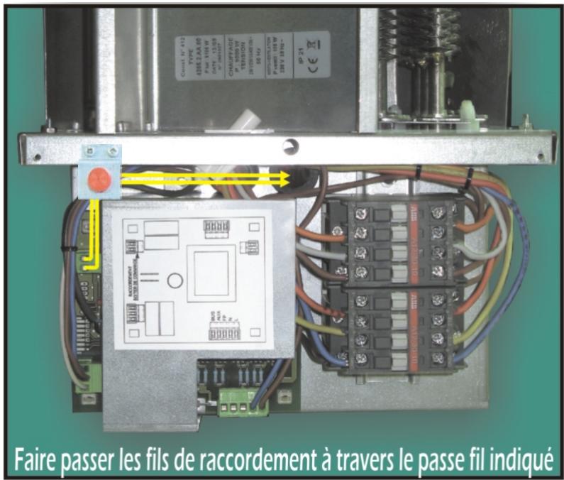 AIRELEC STOPAIR 4 - Raccordement avec boitier de commande electronique: - 2