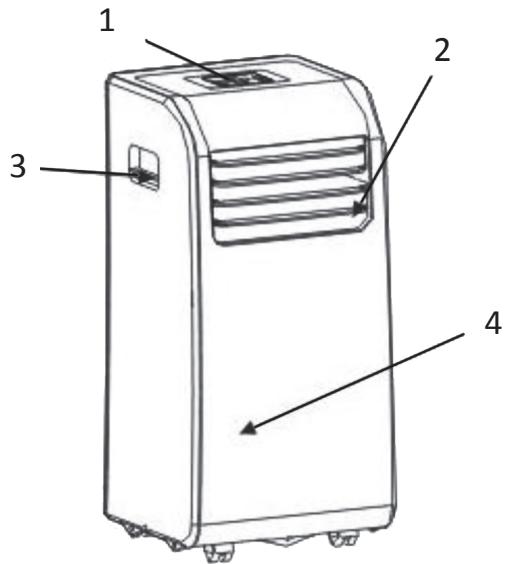 CARREFOUR HMC9000A - Beschrijving van de onderdelen - 1
