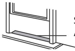 CARREFOUR HMC9000A - Installatie in een horizontaal schuifraam - 1