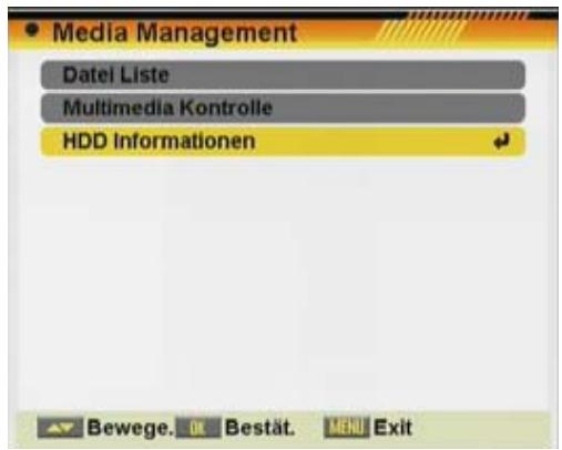 FTE EXTREME HD FLEX T2 - Menüaufteilung - 6