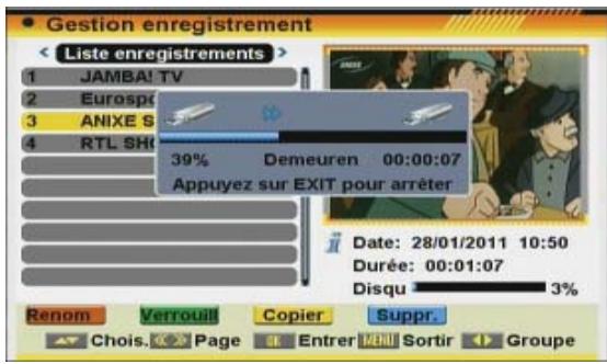 FTE EXTREME HD FLEX T2 - SUPPRIMER DES ENREGISTREMENTS - 3