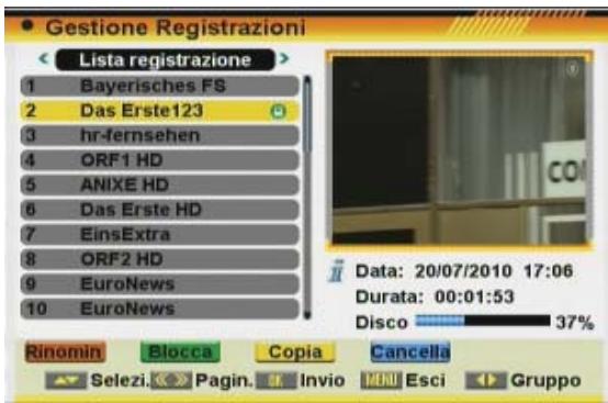 FTE EXTREME HD FLEX T2 - RIPRODURRE UNA REGISTRAZIONE - 1