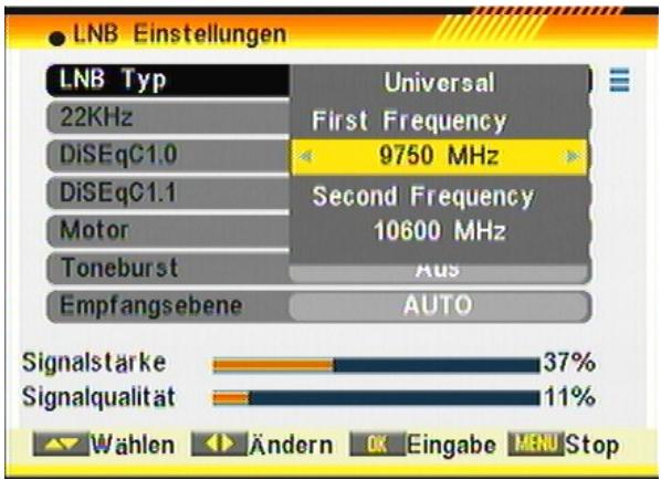 FTE EXTREME HD FLEX T2 - LNB Typ - 1
