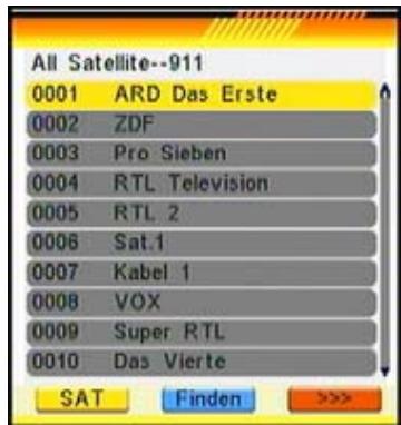 FTE EXTREME HD FLEX T2 - Programmübersicht - 1