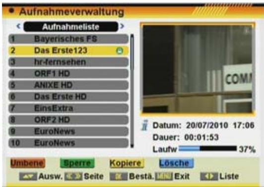 FTE EXTREME HD FLEX T2 - Aufnahmen Kopieren - 1