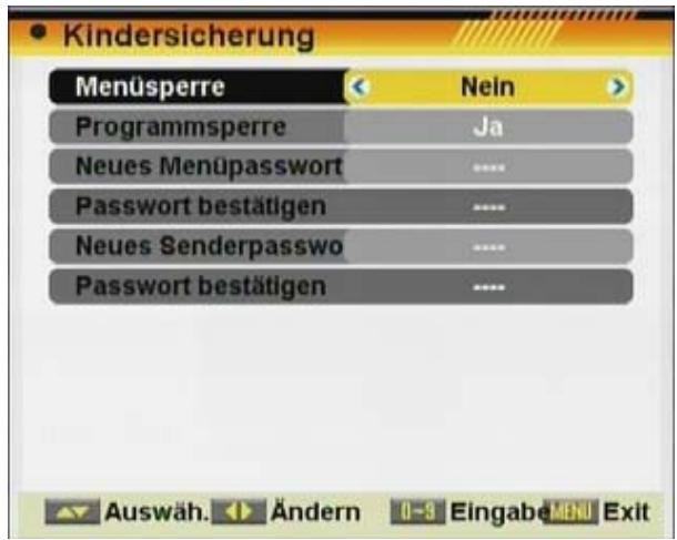 FTE EXTREME HD FLEX T2 - Programme sperren - 1