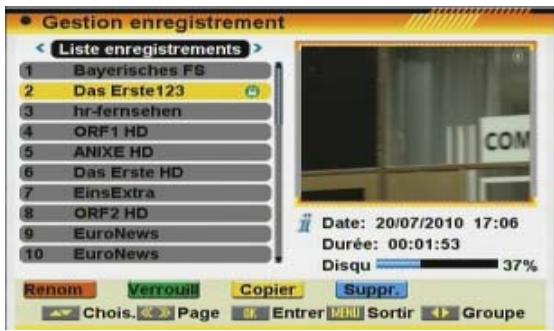 FTE EXTREME HD FLEX T2 - SUPPRIMER DES ENREGISTREMENTS - 1