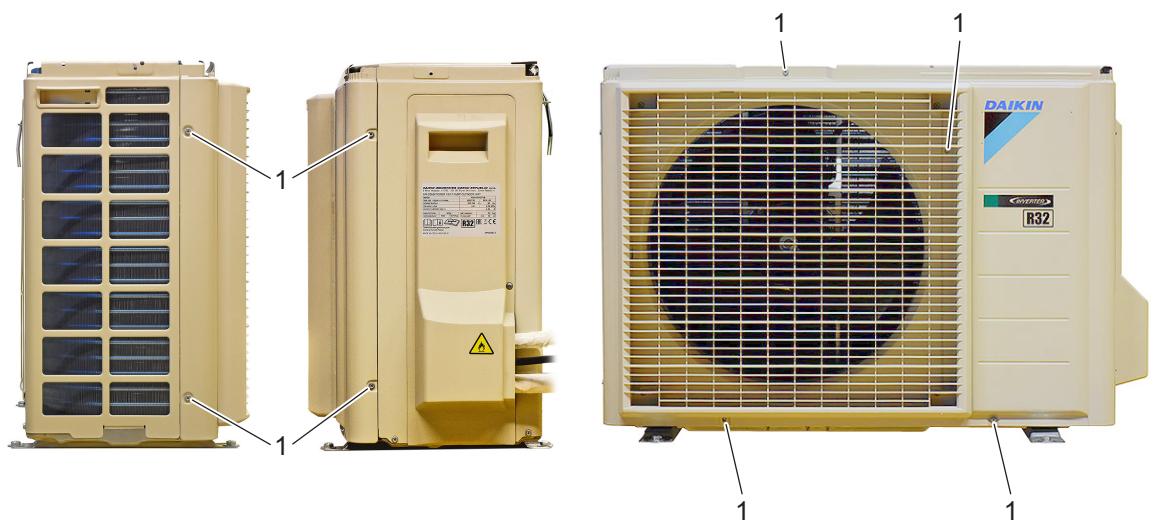 DAIKIN 4MXM68M  -  4MXM80M -  4MXS68F -  4MXS80E - Removal - 1