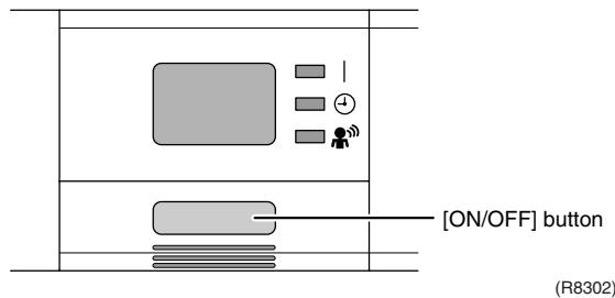 DAIKIN FVXM-F/FVXS-F - Indoor Unit [ON/OFF] Button - 1