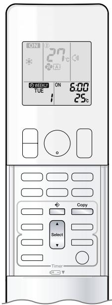 DAIKIN FVXM-F/FVXS-F - ■ Notes on WEEKLY TIMER operation - 1