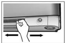 DAIKIN FVXM-F/FVXS-F - Hold the knob and move the louvers. - 1