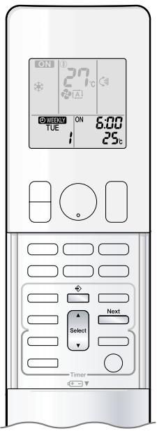 DAIKIN FVXM-F/FVXS-F - WEEKLY TIMER Operation - 1